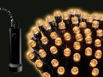 Lichterkette für Batteriebetrieb Timer LED Durawise48 schwarz aussen